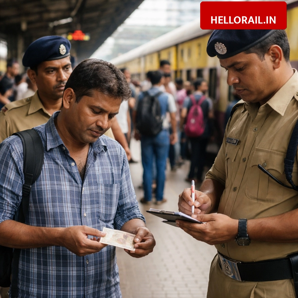 Kalyan Junction: Man fined 500 rupees for expired platform ticket after train delay