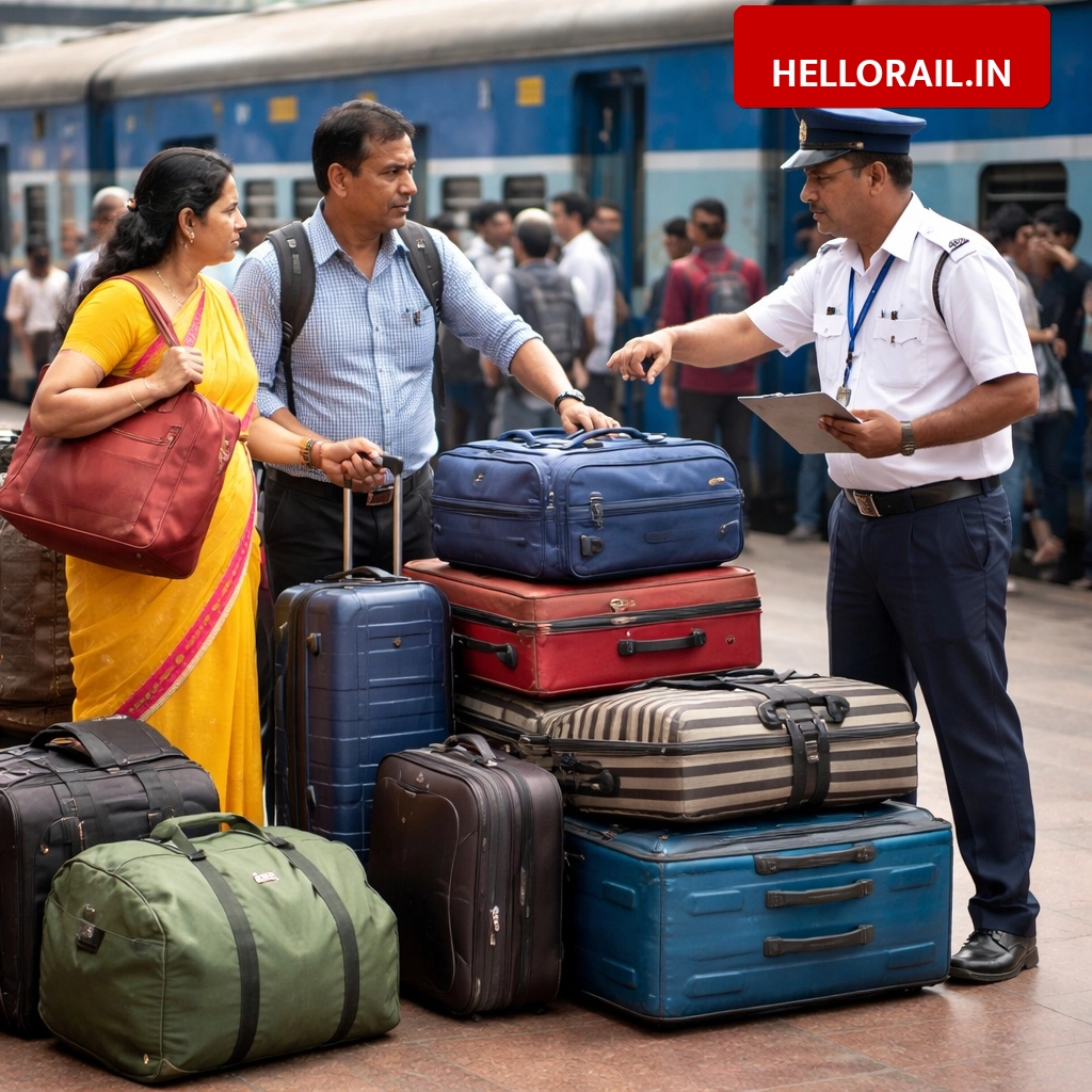 Indian Railways Luggage Rules: Carry extra bags and pay up to 6 times penalty, check class-wise limits