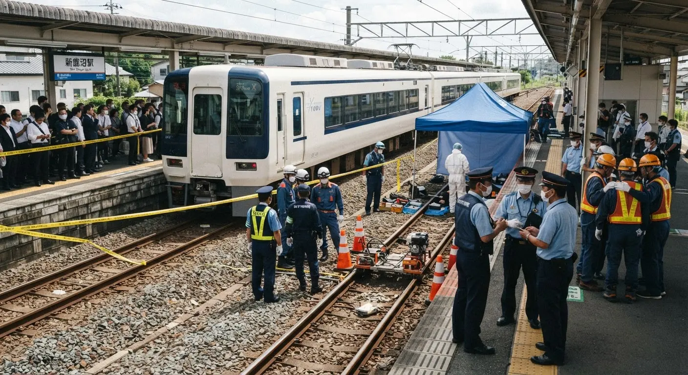 Four railway workers lose their lives after being struck by express train in Japan