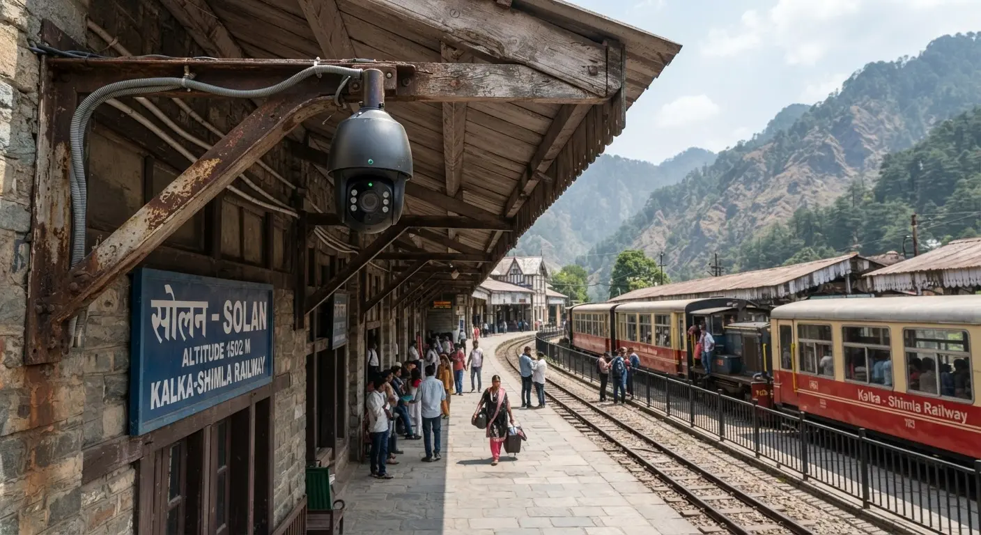 Kalka Shimla Railway Line to Install 170 AI Enabled CCTV Cameras for Improved Passenger Security